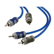 Kicker 2 Channel Silver-Tinned OFC Interconnect Cable (RCA) 9.75ft / 3m 46KI23