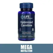 Life Extension Optimized Carnitine Promotes Heart & Brain Health 60 Veg Capsules