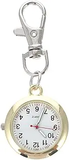 [Holibanna] Nurse Watch Belt Doctors Clip on Watch Charm Necklace Mens Watch Chains Vintage Pocket Watch Digital Watch Retractable Watch Men Wallet Buckle Material: Stainless Steel White