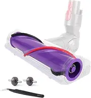 Roller Brush Bar Compatible with Dyson V8 SV10 Vacuum Cleaner Quick-Release Motor Head, Compatible with Dyson No. 967485-01 967483-01 Vacuum Cleaner Head Parts(for 4-Hongs on The Driveshaft)