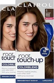 Clairol Nice 'n Easy Root Touch-Up 5 Matches Medium Brown Shades 1 Kit, (Pack of 2)