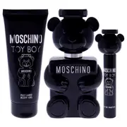Moschino Toy Boy by Moschino for Men - 3 Pc Gift Set 3.4oz EDP Spray, 0.34oz EDP Spray, 3.4oz Body Gel