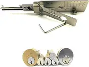 SC4 LiShi Tools 2 in 1 Lock Pick Tools for Door Lock Professional Locksmith SC4 LiShi Decord and Pick Set