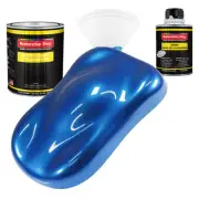 Restoration Shop Burn Out Blue Metallic Kit Acrylic Enamel Quart Kit, Auto Paint