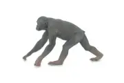 Toy Pygmy Chimpanzee, Bonobo, Realistic Hand Painted Rubber Monkey 2.5" SF63 B16