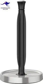 Paper Towel Holder, Non Slip Stainless Steel Weighted Base, Standing Paper Towel