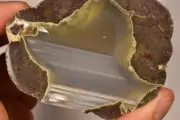 *AUSTRALIAN AGATE* GEODE 8.7cm 284g Mt Warning Thunderegg Natural Stone