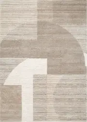 Coco Geometric Grey Rug