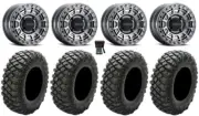 Method 415 Bdlk 15" Wheels Gr +38mm 30" Crawler XR Tires RZR XP 1000 / PRO XP