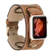 Leather Apple Watch Band, Strap for iWatch 1 2 3 4 5 6 SE 7, 38/40/41/42/45 mm