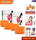 Kojic Acid Skin Lightening Soap - 135g 4-Pack with Coconut & Orange Scent