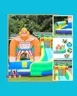 King-Kong Jumping Water Playground Bounce Castle with Pool, BallPit Slip'n Slide