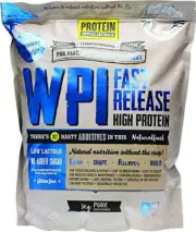 Protein Supplies Australia WPI Whey Protein Isolate Powder, Pure, 3 kg
