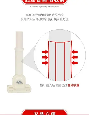 香彩旗幟1號2號3號4號5號6號五星紅旗裝飾中國國旗防水黨旗納米防水團旗斜插式戶外型燈桿串廣告旗班旗公司