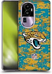 Head Case Designs Officially Licensed NFL Digital Camouflage Jacksonville Jaguars Graphics Soft Gel Case Compatible with Oppo Reno10 Pro+