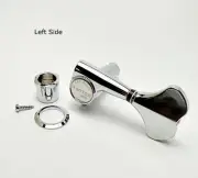 Gotoh GB-350C 5-String Res-o-lite Bass Guitar Tuners Chrome 5L - Made in Japan