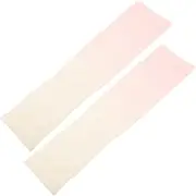 [WRITWAA] Cooling Arm Sleeves with Thumb Hole UV Protection Compression Covers for Summer Sports Workouts Breathable Ice Material for Riding Outdoor Activities Pink