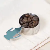 在飛比找蝦皮購物優惠-MOKA不銹鋼10公克手沖壺造型短柄咖啡量匙