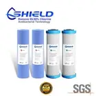 2 Set Nano SILVER Sediment + Coconut Carbon Block Water Filter 0.5uM 10" x 2.5"