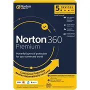 NortonLifeLock Norton 360 Premium 1 User 5 Devices 12 month 100GB PC Cloud