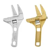 Adjustable Wrench Large Opening Bathroom Spanners Wrenches Wide Jaw 6-68mm Wide