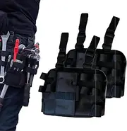 Elory Z 2.0 Multi-Tool Electrician Tools Pouch, Elory Z 2.0 Leg Tool Pouch, with Leg Tools Belt Clip, Legs Oxford Tactical Work Bag