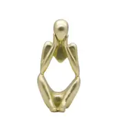 Modern Abstract Resin Figure Ornaments Simple Resin Sculpture Thinker Character Abstract Statue Home Decoration Accessories Hot