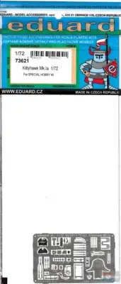 EDU73621 1:72 Eduard Color PE - Kittyhawk Mk.Ia Detail Set (SPH kit)