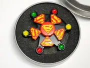 Large Superman DC Metal Fidget Spinner Comic Hero Marvel Super Man Steel GIFT