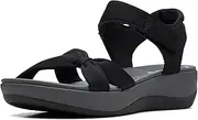 [Clarks] Women's Arashore Sandals, Ankle Strap, Lightweight, Easy to Walk