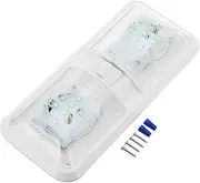 12V RV LED Double Dome Light & ON/OFF Switch Interior Lighting Fit For RV Camper RV parts and accessories