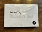 IPX8 Sealed Pack 4 Airtag Waterproof Cases 4 Colors Blue Black Green Red