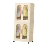 Portable Kids Closet Children's Wardrobe Collapsible Plastic Large Baby