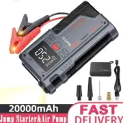 Portable Car Jump Starter & Air Pump 4 In 1 150PSI Air Compressor PowerBank Tyre
