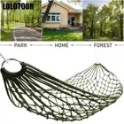 180x80cm Single Nylon Net Hammock Swing Sleeping Bed Chair Lightweight Hammock