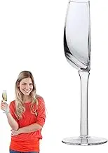 Crystal Glass Cups | White Wine Glasses 140ml,Flexible Long Stemmed Glassware for Birthday Holidays Wedding Christmas Family Friends