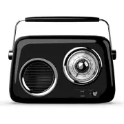 Portable FM Shortwave Radio,Vintage Bluetooth Speaker with Radio FM.Retro Blu...