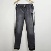 Buffalo David Bitton Zoltan Jeans Boys 18/20 Extra Large Black Straight Pants