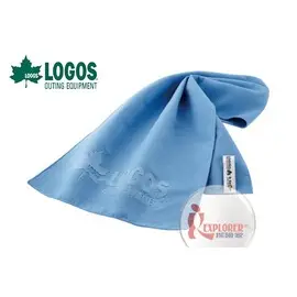 探險家戶外用品㊣NO.81690150 日本品牌LOGOS 抗菌防臭超吸水毛巾藍 (100*30CM) 擦手巾方巾