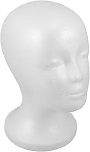 VICASKY Mannequin Head Stand for Hats and Wigs Versatile Display Head for DIY Hairstyles Scarf Sunglasses Realistic Design for Home Salon and Creative Showcasing