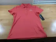 Callaway Polo Shirt Size Small Pink Women's Top Golf Button Front Casual