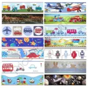 BOYS THEMED WALLPAPER BORDERS KIDS BEDROOM CARS, DINOSAUR, SPACE WALL DECOR