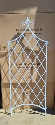 French classical vertical beautiful wall planter trellis white1.6m x 70cm NEW