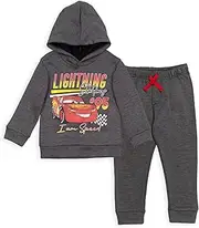 Disney Pixar Cars Lightning McQueen Fleece Hoodie & Pants Set Infant to Big Kid