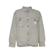 [Carhartt] Carhartt Logo-patch Denim Shirt M BLUE