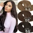 300S Thick Micro Loop Ring 100% Real Human Hair Extensions Micro Beads Link 150g