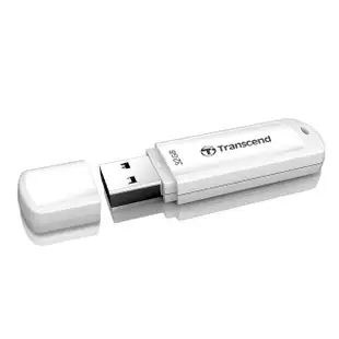 【Transcend 創見】JetFlash730 USB3.1 32GB 隨身碟-典雅白(TS32GJF730)