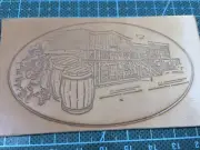 Brass Leather Stamp Cowboy, Stamp For Leather Embossing, Custom Stamp