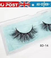 1X(Mink Eyelashes 10Pairs 3D Mink Lashes Natural Mink Eyelashes Pack False E1Y9)