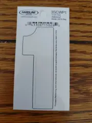 Hardline Self Adhesive Number 1 Glossy White Laminate 3 In Super Stick